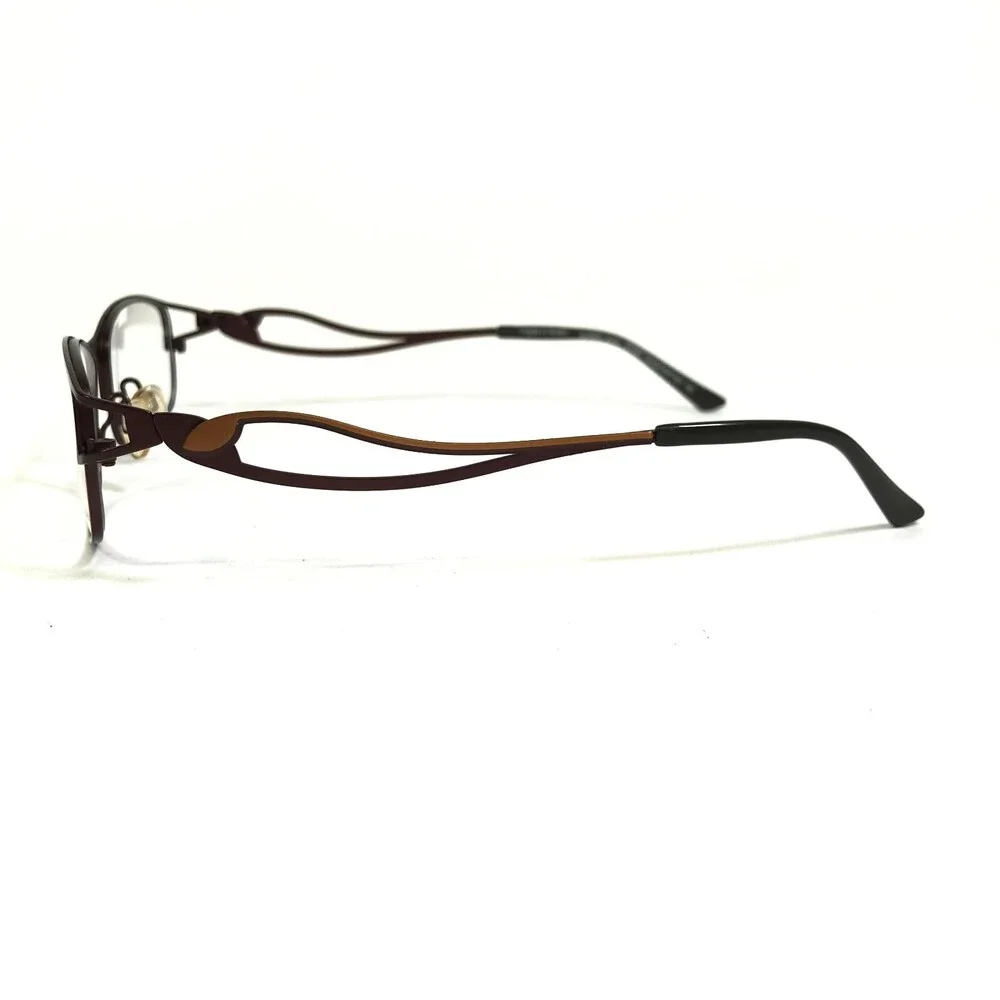 Alfred Sung Eyeglasses Frames AS4995 BRN CEN Brown Bronze Rectangular 49-17-135